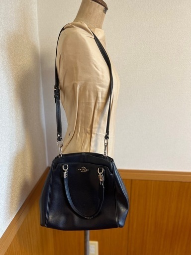 COACH コーチ　2WAY ショルダーバッグ　ハンドバッグ　ネイビー コーチ COACH レディース ショルダーバッグ ネイビー鞄バック