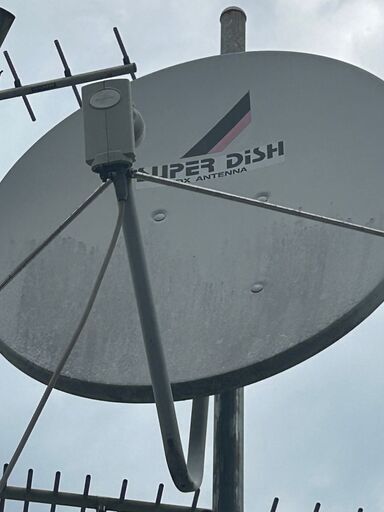 直径75cm大型BSパラボナ･アンテナ　SUPER DISH DX ANTENNA　