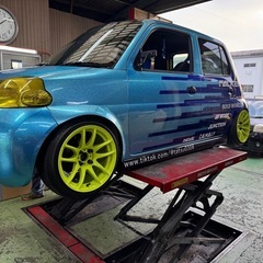 エッセ改　ワンオフ加工　普通車登録❗️ホイル塗りたて❗️の画像