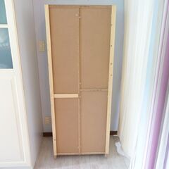 キャビネット（ワードローブ）洋服掛け 家具 白の画像