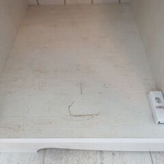 キャビネット（ワードローブ）洋服掛け 家具 白の画像