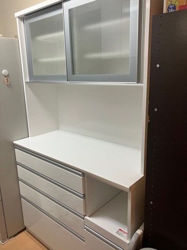 【値下げしました】ニトリカップボードレジューム120cm