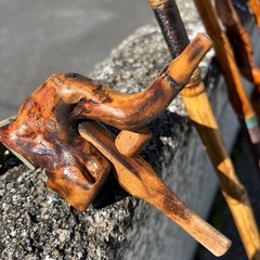 ヘラ釣り　希少和竹竿掛け　4本セットの画像