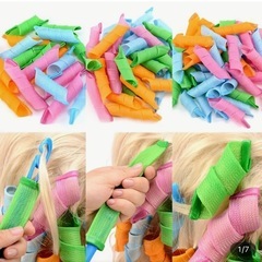ヒートレスカールセット プラスチック製 スタイリングツールの画像