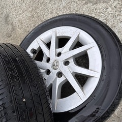 トヨタ プリウスアルファ 純正 16インチ 6.5 5H114.3 +39 夏タイヤ 205/60R16 4本セットの画像