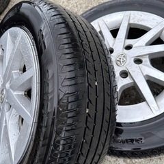 トヨタ プリウスアルファ 純正 16インチ 6.5 5H114.3 +39 夏タイヤ 205/60R16 4本セットの画像