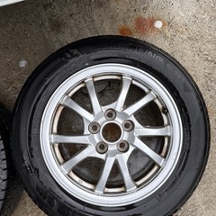 トヨタ プリウスアルファ 純正 16インチ 6.5 5H114.3 +39 夏タイヤ 205/60R16 4本セットの画像