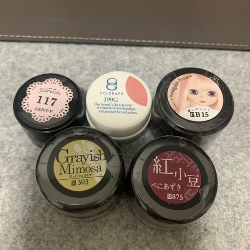 【新品】ジェルネイル　5色セットジェル