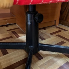 昭和レトロ 学習机 鍵付き　椅子 高さ調整可能 木製の画像