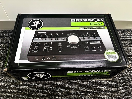 【ジャンク】Mackie Big Knob Studio+（元箱・付属品あり）