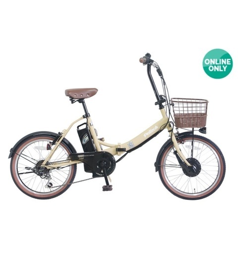 ペルテック 20インチ 折り畳み電動アシスト自転車TDN-208L8Ah