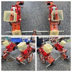 【売切御免！】951 鳥取県発 向井工業 けん引式播種機 2連 [ ニューごんべえ ] 現状販売 引取歓迎 広島 岡山 島根 兵庫 あぐり家鳥取中央店の画像