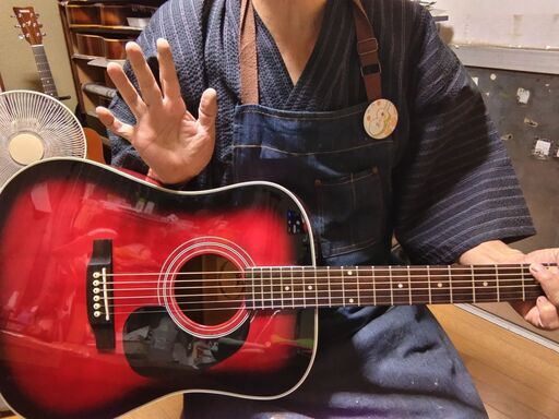 ❤️弦高調整済！HEADWAY ヘッドウェイ HCD-18＋新品ケース（赤