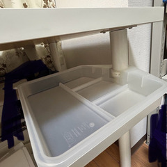 IKEA ワーキングデスク、ダイニングテーブル　ホワイトの画像