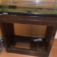 値下げ　水槽セット　60センチ　上部濾過付きの画像