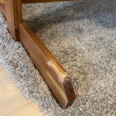 IKEA イケア　ナッカンネース 　ダイニングテーブル　アカシア 無垢 の画像