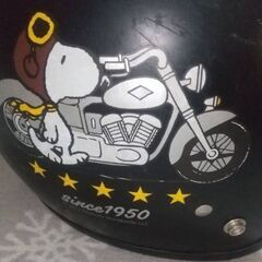スヌーピー   バイクヘルメット   Since1950の画像