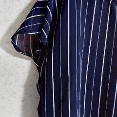 ストライプ ブラウス 2枚セットの画像