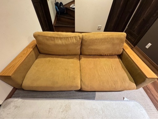 アーバンリサーチ　ソファー　おしゃれ　三人がけ　オットマンもあります