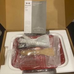 新品　未使用　BRUNO コンパクトホットプレート レッドの画像