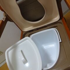■■Panasonic 家具調トイレ座楽 KH-N 介護用品 介助 高齢者 障がい者 家具調ポータブルトイレの画像