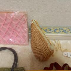 新品～かごバッグ他４点セットの画像