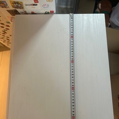 キッチンワゴン　テーブル　ホワイト　白の画像