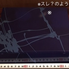 空箱 ヨックモック スチール製　紺色×水色の画像