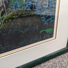 アイベン・ロール Eyvind Earle シルクスクリーン ガードナーズランチ直筆サイン 大判 　　の画像