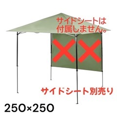 ビバホーム購入＊簡単ワンアクションタープ＊250×250 