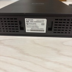 ELECOM WRC-X3000GS2-B 無線LANルーターの画像