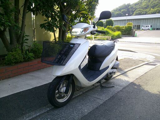 ホンダ　ディオ(AF68)　4サイクル　バッテリー新品　タイヤ前後バリ山　LEDヘッドライト　若干異音あり　登録書類(無料)