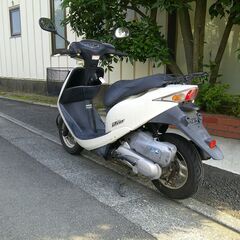  ホンダ　ディオ(AF68)　4サイクル　バッテリー新品　タイヤ前後バリ山　LEDヘッドライト　若干異音あり　登録書類(無料)の画像