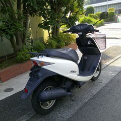  ホンダ　ディオ(AF68)　4サイクル　バッテリー新品　タイヤ前後バリ山　LEDヘッドライト　若干異音あり　登録書類(無料)の画像