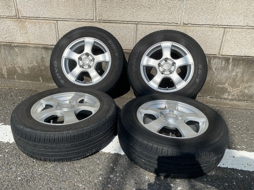 15インチ 夏タイヤホイールセット、車検対策等に