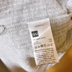 【GU】半袖ロングカーディガン Lサイズの画像