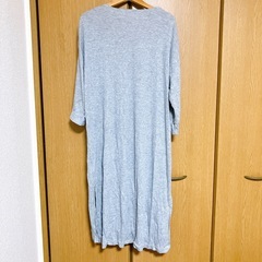 【GU】半袖ロングカーディガン Lサイズの画像