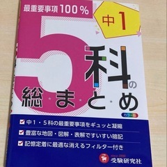 中学生 学習参考書セット 4冊の画像