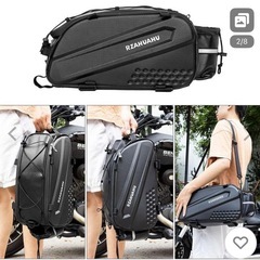Lixada 自転車 リアバッグ 3-in-1 自転車 バック キャリアバッグ 左右一体型 大容量26L 自転車 リアボックス サイクリングの画像