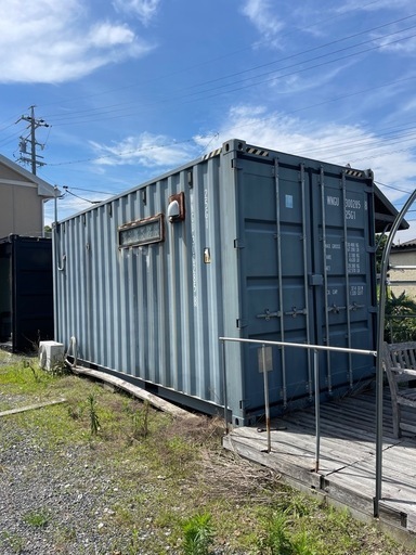 20ftハイキューブコンテナ　加工品　プレハブ　店舗