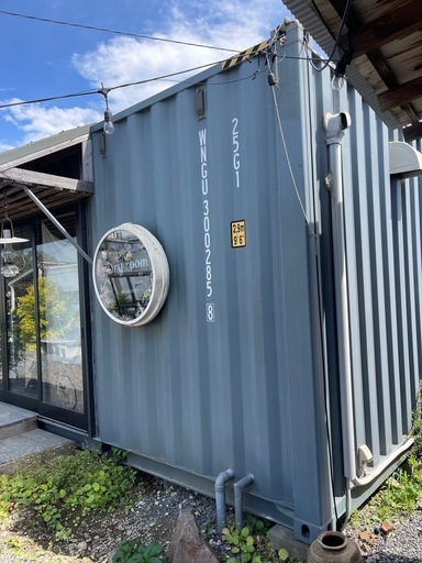 20ftハイキューブコンテナ　加工品　プレハブ　店舗