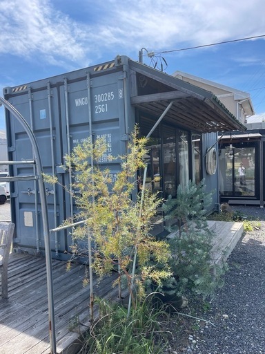 20ftハイキューブコンテナ　加工品　プレハブ　店舗