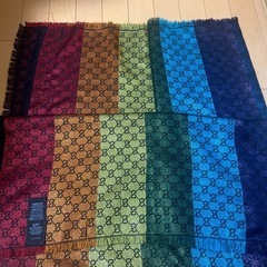 GUCCIジャガードショールスカーフの画像