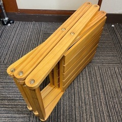 木製3段ラック 折りたたみ式の画像