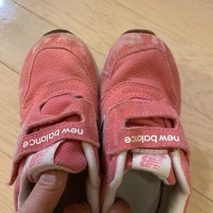 ニューバランス　スニーカー　ピンク　16㎝の画像