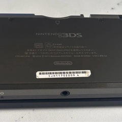 （決定）ニンテンドー3DS ブラック 本体の画像