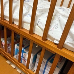 【お譲り先確定】ベビーベッドの画像