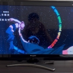 テレビ　リモコン付きの画像