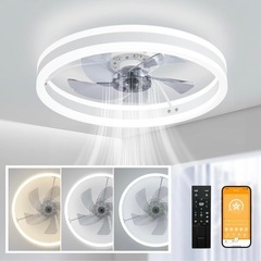 　安くしてます！LEDシーリングファンライト サーキュレーター付...