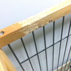 大型犬用室内ケージ　木枠鉄柵製　の画像
